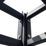 The outdoor gazebo set up for patio parties, poolside, or backyard events with elegance.