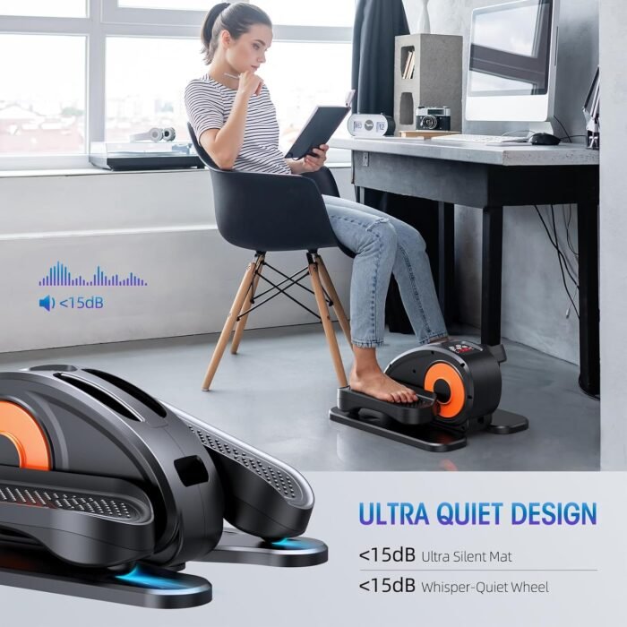 Adjustable speed cardio machines for seniors offering low-impact exercise and easy-to-use remote control.