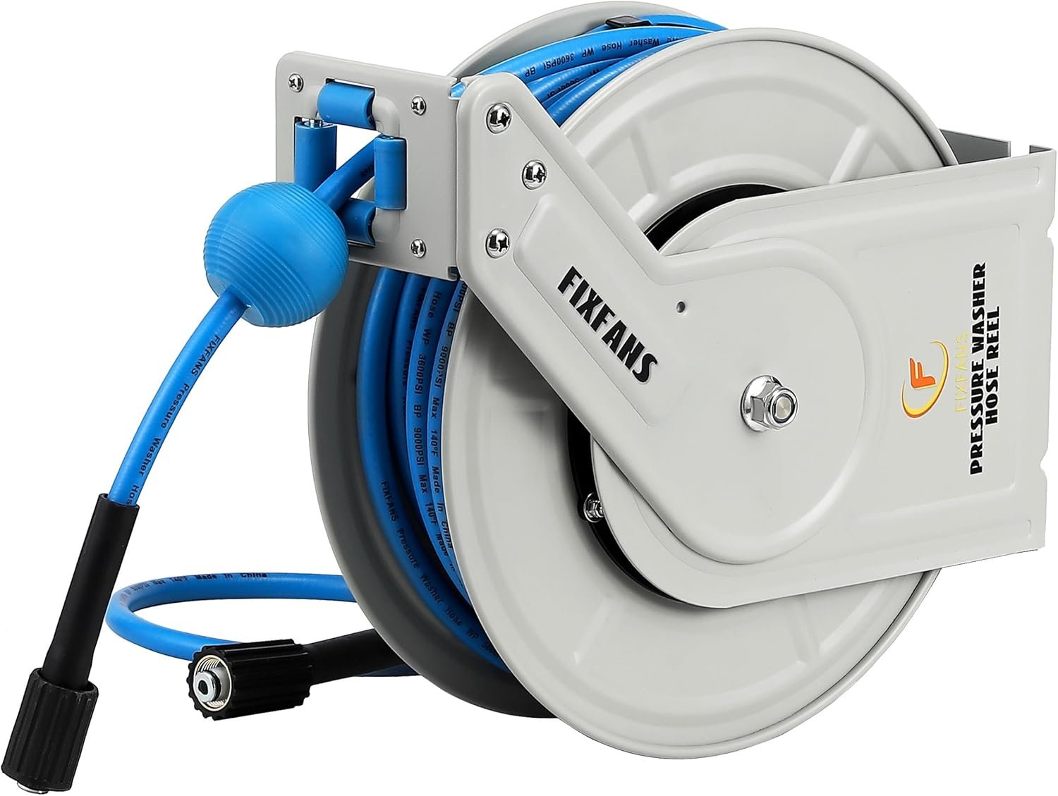 Heavy Duty Hose Pressure Washer The heavy duty hose in use with a pressure washer for efficient cleaning.