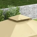 The outdoor gazebo offering elegance and shade for your patio, backyard, or garden.